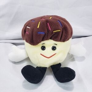 Entenmann's Sprinkles Cupcake Advertising Plush 5 Inch Bean Sprouts Embroidered